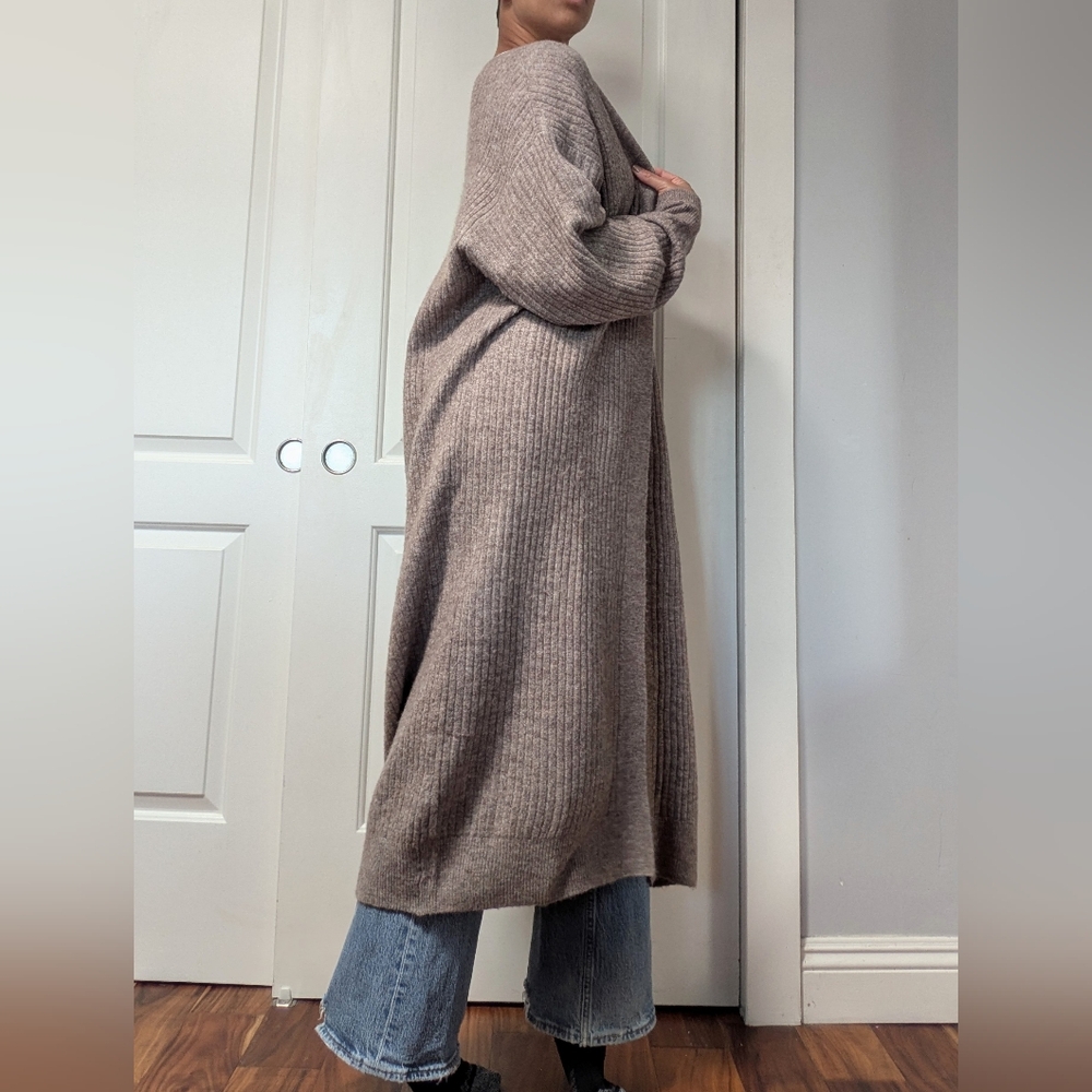 Women's Long Knit Cardigan